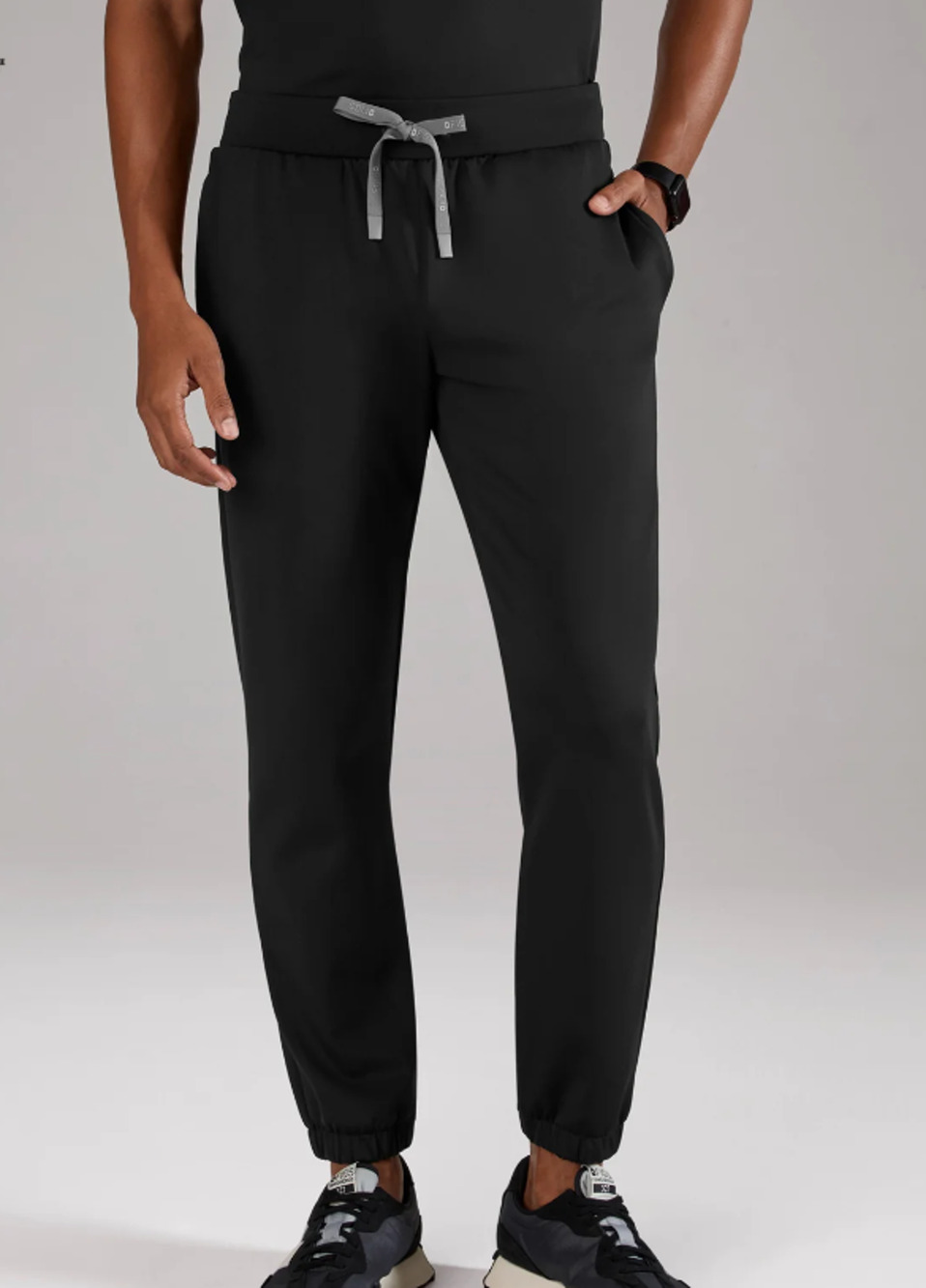 FIGS Black Forster Slim Jogger Scrub Pant Men's Size 2XL 1002153